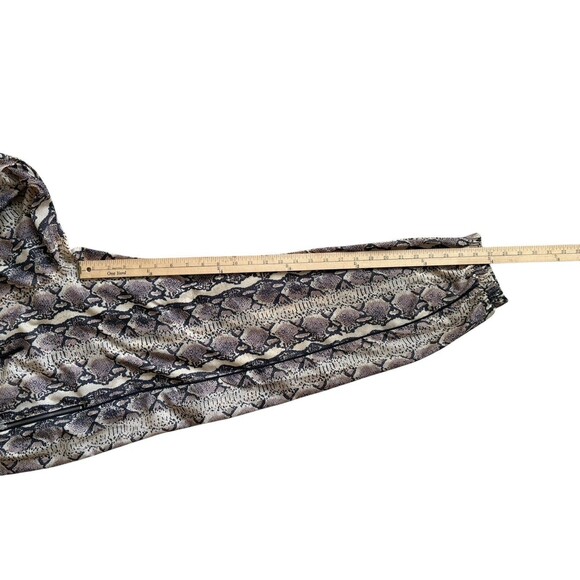 Revolve LPA Snake Print Nylon High Waist Joggers Women's Size Small Zip Pockets - Picture 10 of 14